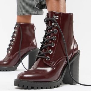 Chunky Lace up boots
